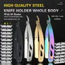 Men's Foldable Stainless Steel Shaver, Body Groomer Shaver, Shaving Razors, 1 Razor & 20 Blades, Manual Facial Face Grooming Tool, Daily Shaving Tool, Body Hair Removal Kit, New Year Festival Gift
