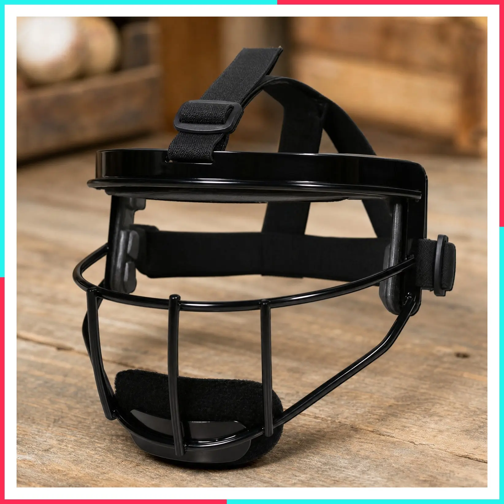 Fielder’s Wire Mask - High-Impact Steel Infielder Face Guard for Softball & Baseball - Adult & Youth Sizes - Lightweight, Maximum Visibility & Secure Fit