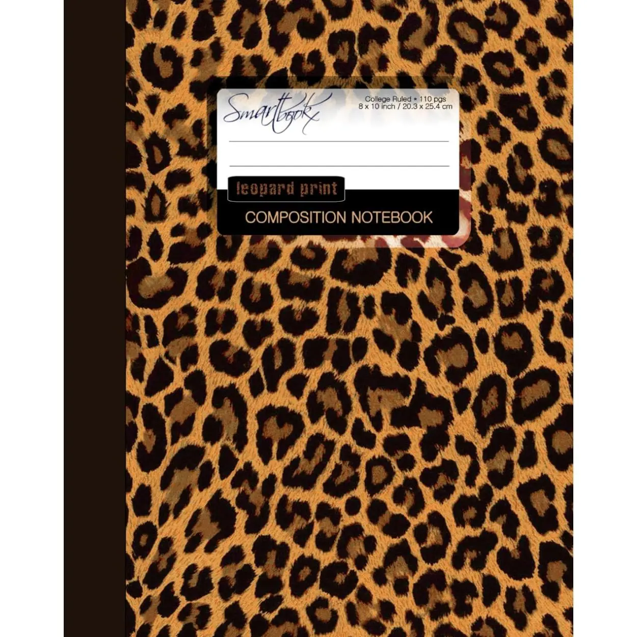 Leopard Print Composition Notebook: College Ruled Writer’s Notebook for School / Teacher / Office / Student [  Bound * Large ] (Composition Books -  Print Stationery / Accessories) - Paperback