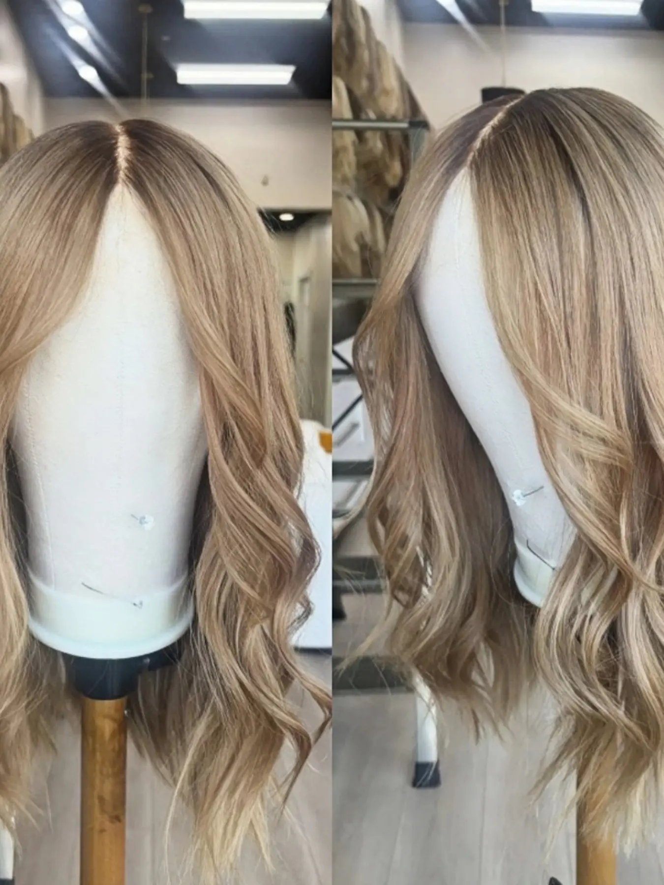 Glitter Gold Large Curl Wig, Daily Wear 13x4 Front Lace Women's Wig, 14 Inches 150 Density, Soft Smooth Human Hair, Pre-Trimmed Baby Hair