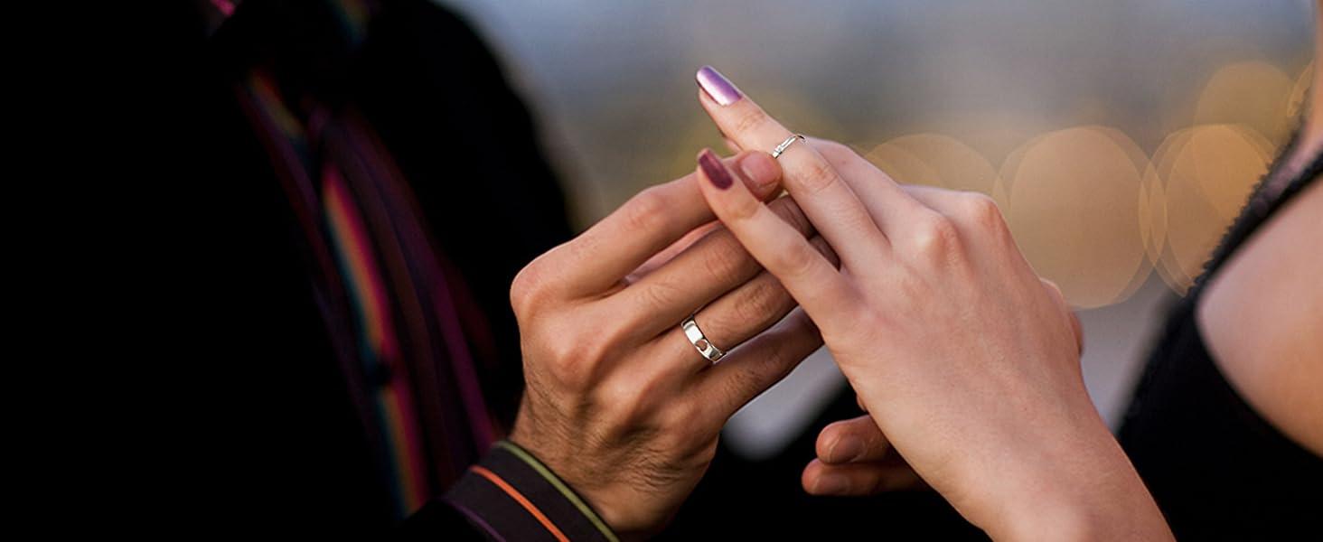 Matching Rings for Couples  Matching Heart Promise Rings I Love You Engagement Wedding Ring Sets for Him and Her Adjustable Butterfly Matching Rings Valentines Day Gifts