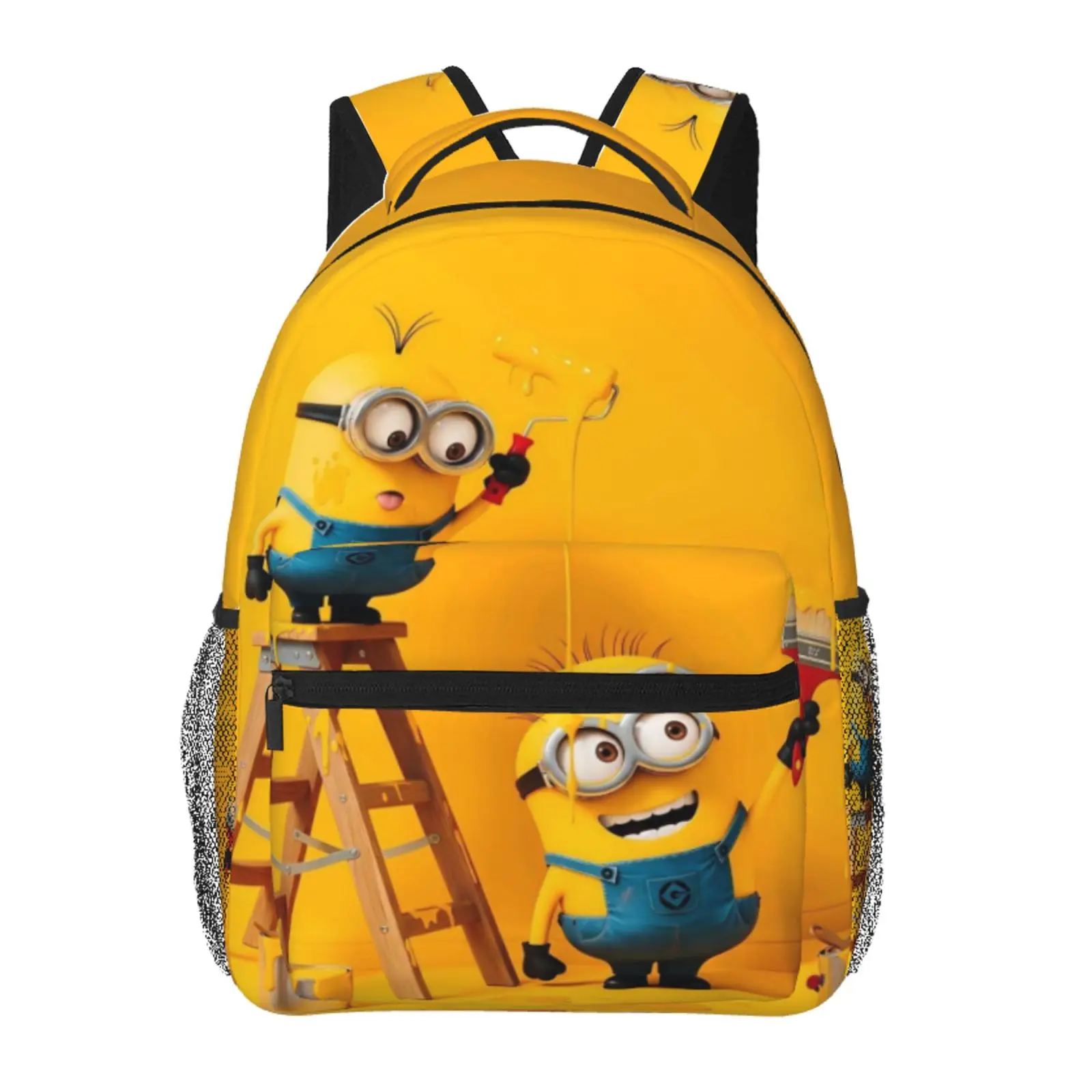 Despicable Me 2 Graphic Anime Backpack - Chic, Lightweight, Adjustable Straps Unisex Kids' School Bag for Thanksgiving, Hunting Trips, Best Friend Gift