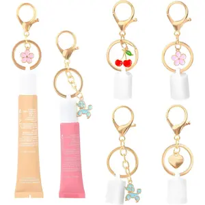 Lip Gloss Keychain for Summer Fridays 0.5 Oz Lip Balm keychain, lip gloss keychain, valentines day gifts(No Lip Balm)
