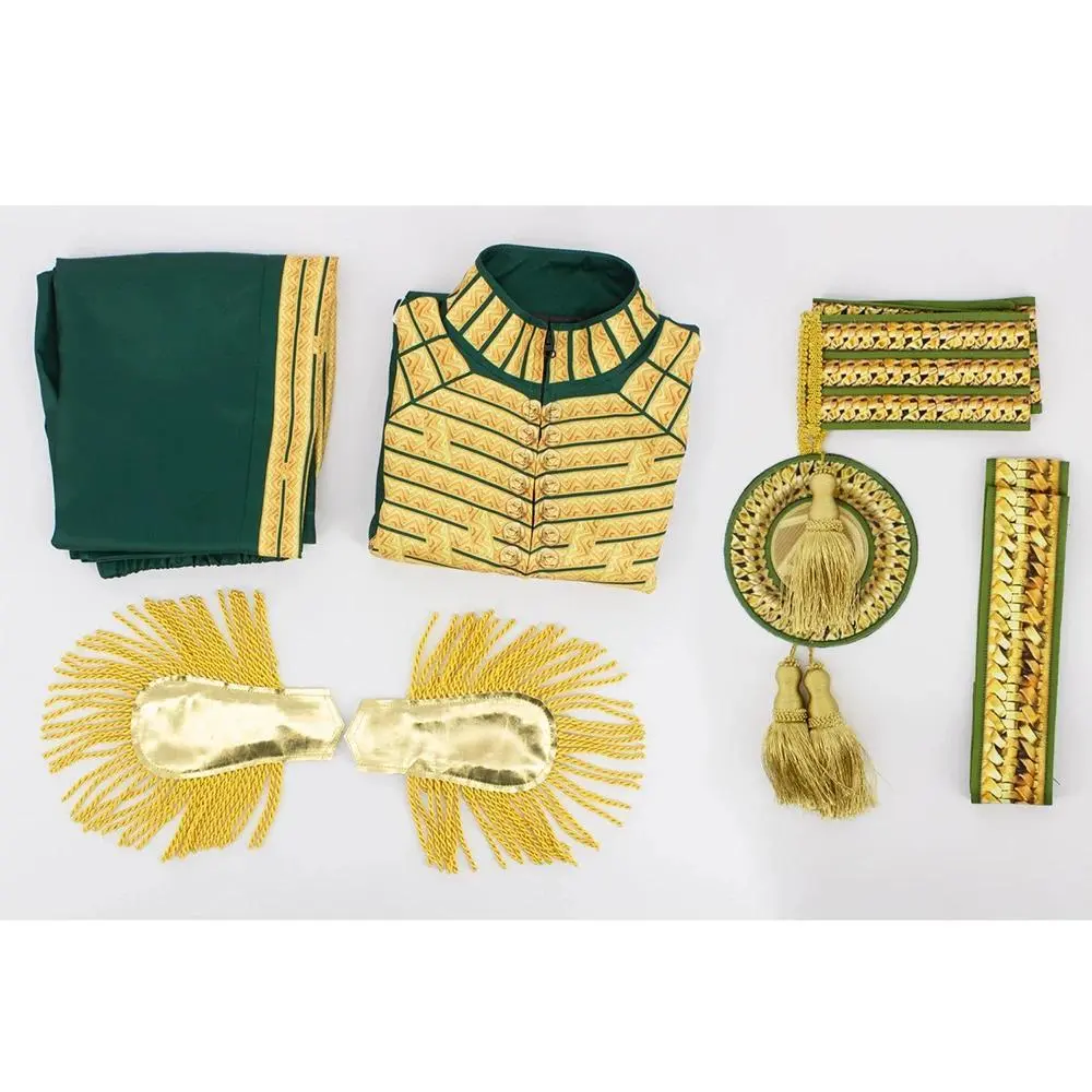 Movie Wicked Prince Fiyero Tigelaar Cosplay Costume Adult Men Stage Performance Uniform Halloween Carnival Clothes Outfit
