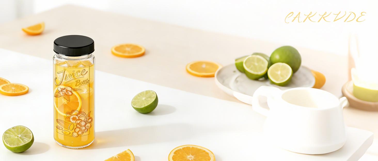 8 oz Glass Juice Bottles with Lids 12 Pack,Reusable Glass Drink Bottles,250ml Water Drinking Jars for Milk,Juicing,Kombucha,Ginger,Beverage Glassware,Juice Drinking Jars