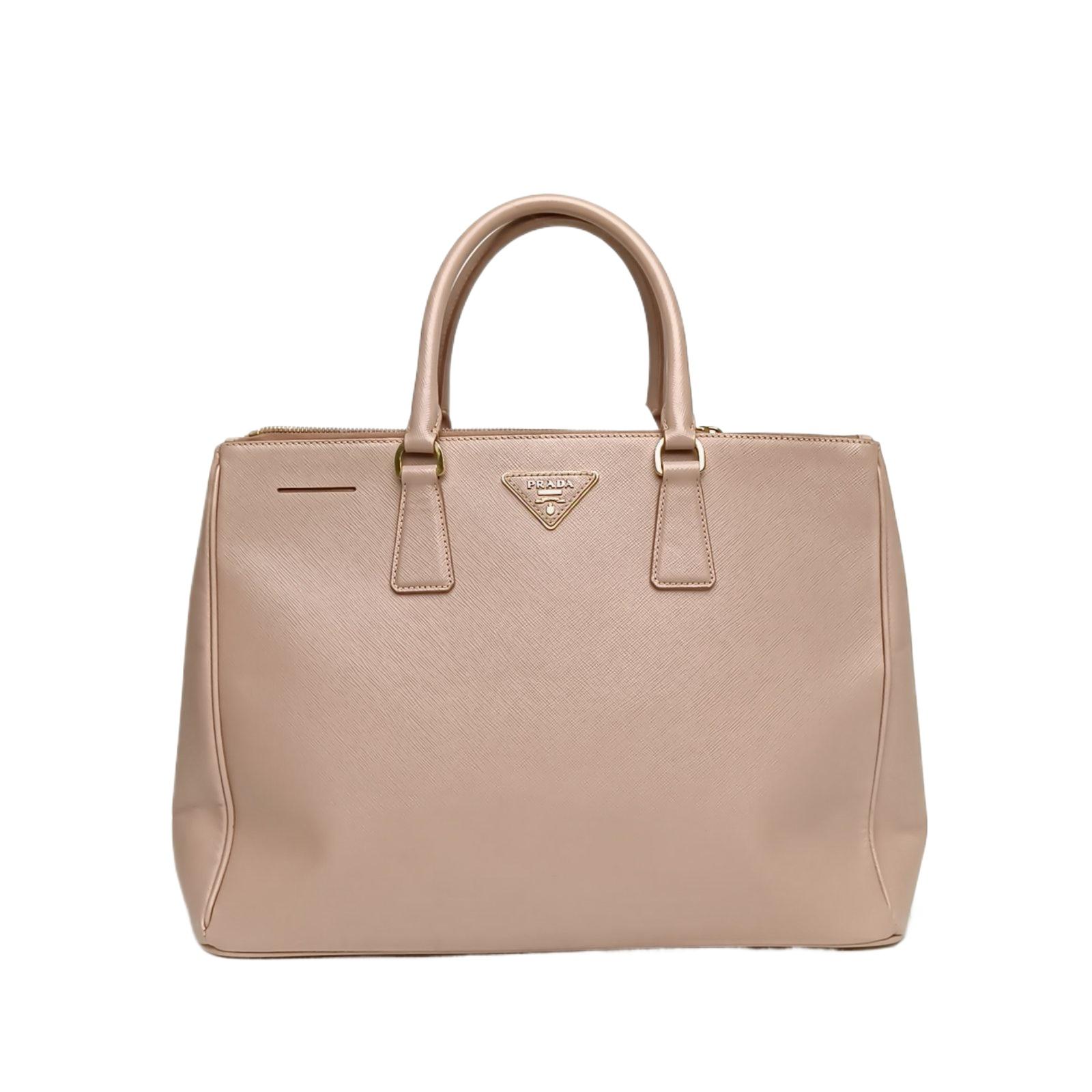 Pre-owned PRADA 【Diz】PRADA Galleria 36cm Nude Pink Calfskin Excellent