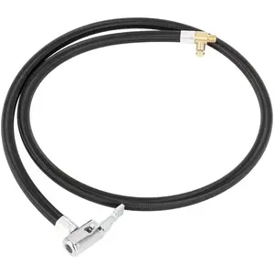 Car Tire Inflator Locking Air Hose, Air Valve Chuck Replacement Adapter, 101.5cm Wear-resistant Inflation Tube, Universal Air Compressor Fitting For Car, Bicycle And Motorcycle Tire Inflation Accessories