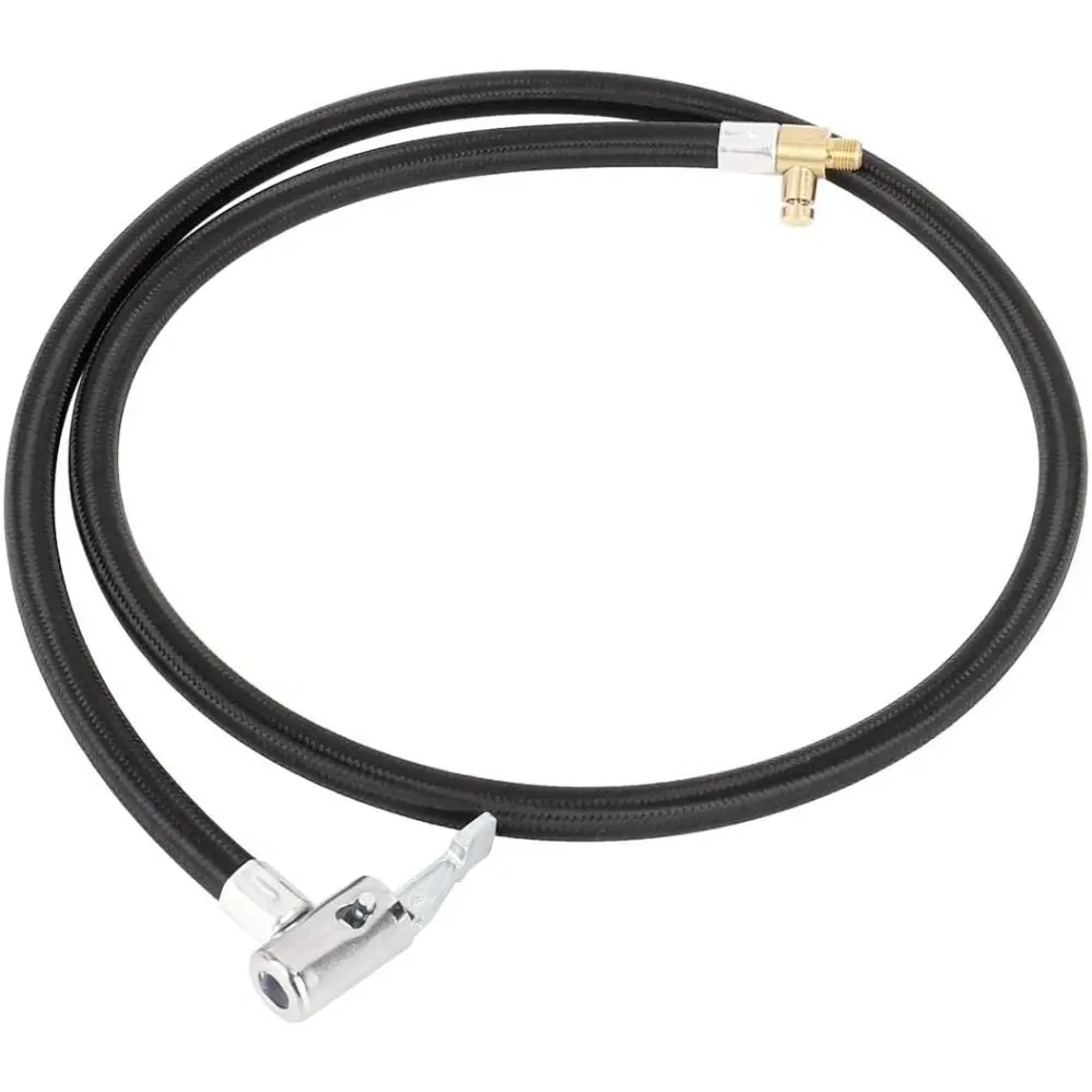 Car Tire Inflator Locking Air Hose, Air Valve Chuck Replacement Adapter, 101.5cm Wear-resistant Inflation Tube, Universal Air Compressor Fitting For Car, Bicycle And Motorcycle Tire Inflation Accessories