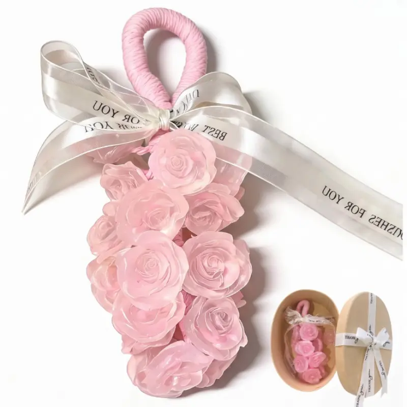 Crystal Rose Handmade Soap, Natural Plant Essential Oils, Gentle Cleansing & Moisturizing, Fun Design, Gift Box, Perfect Gift