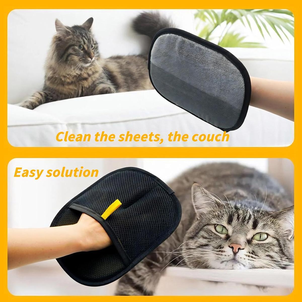 Pet Hair Remover Glove, Electrostatic Removal Gloves for Pet Hair, Pet Hair Remover Gloves for Dog & Cat, Reusable Pet Hair Remover Glove for Carpet, Couch, Clothing, Furniture Pet Hair Remover Glove, Electrostatic Removal Gloves for Pet Hair, Pet Hair Remover Gloves for Dog & Cat, Reusable Pet Hair Remover Glove for Carpet, Couch, Clothing, Furniture