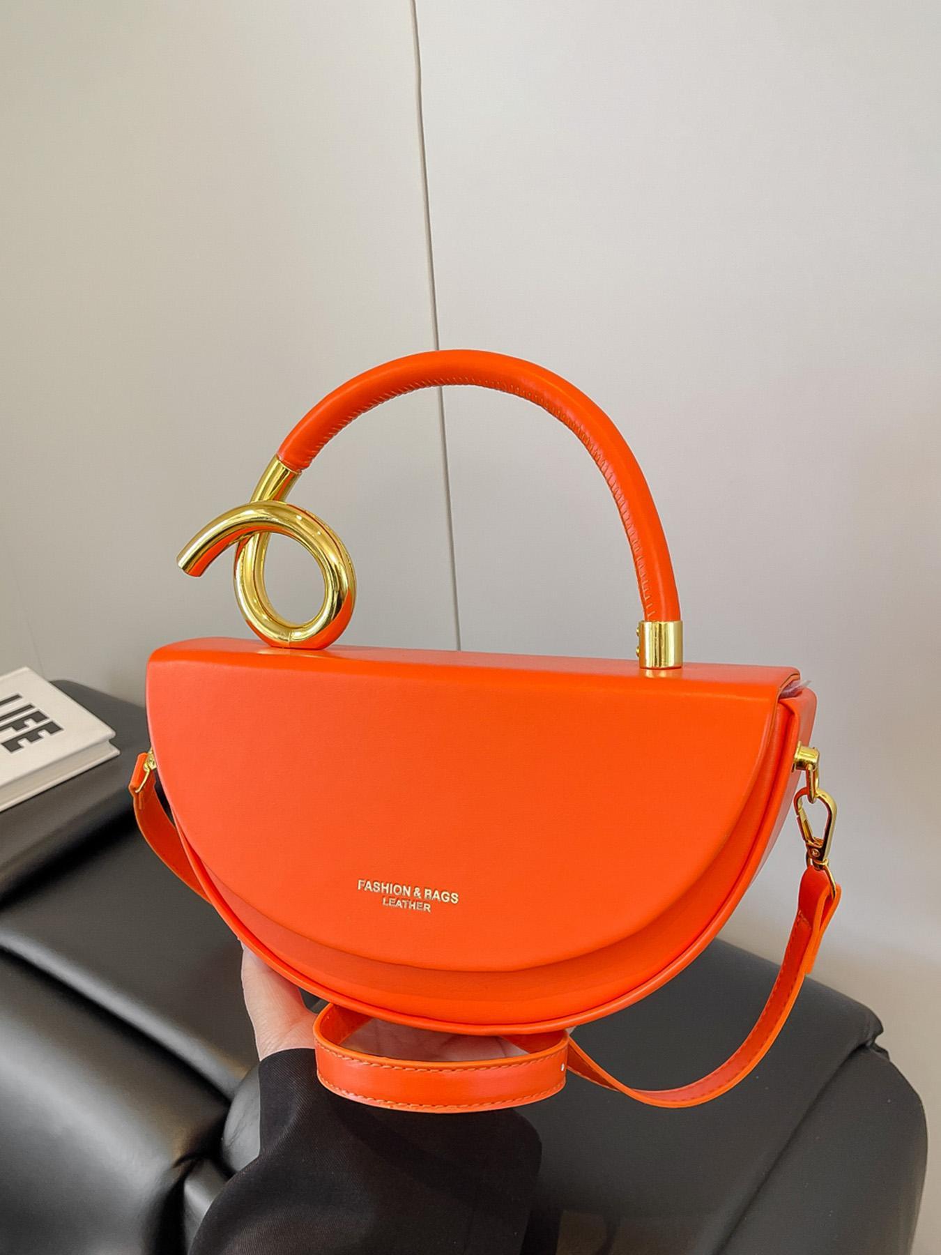 Women's Fashionable Solid Color Handbag, Elegant Bag, Casual Versatile for Daily Commuting, Party, Date, Shopping, High-end Commuter Bag