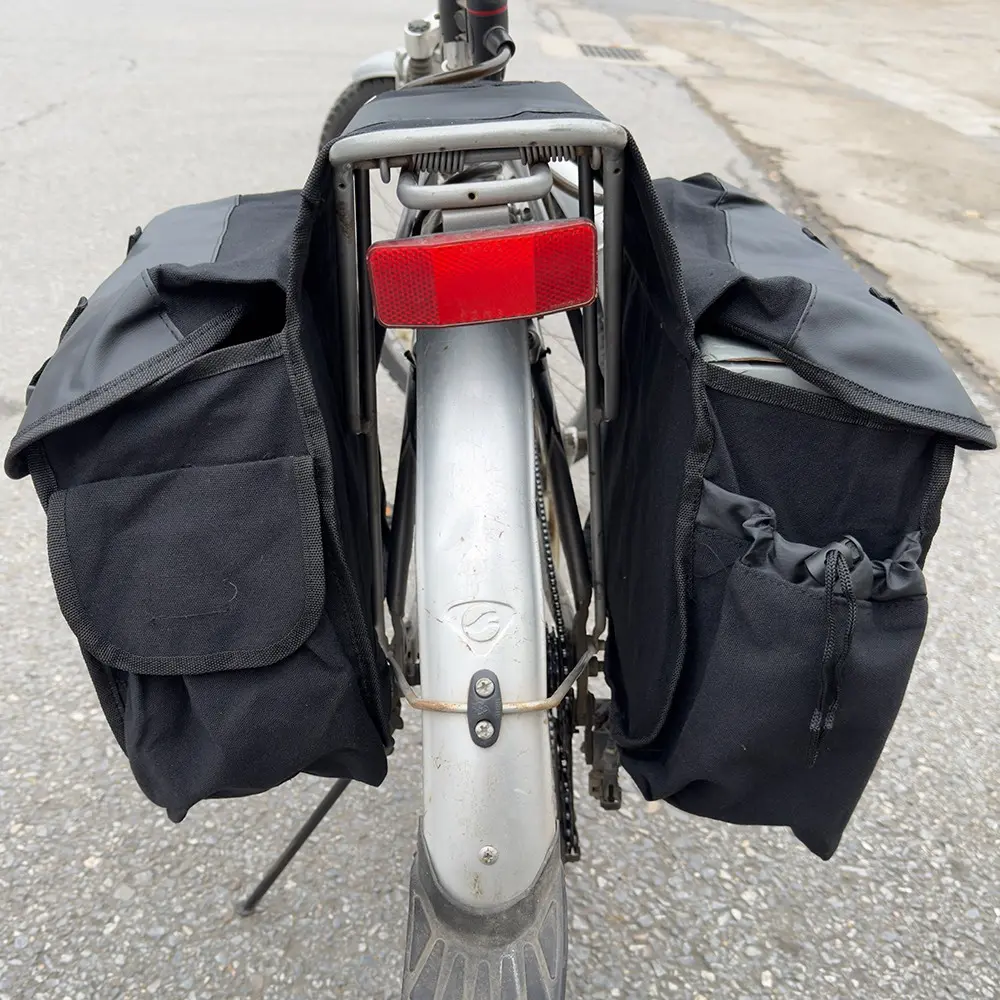 Waterproof Motorcycle Dual Saddle Bag, Motorcycle Accessory, Bicycle Rear Rack Pannier, Motorbike Riding Long Distance Side Storage Tail Pack