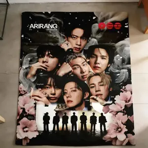 Arirang Blanket Soft Throw, New Album WouldTour Blanket Soft Throw