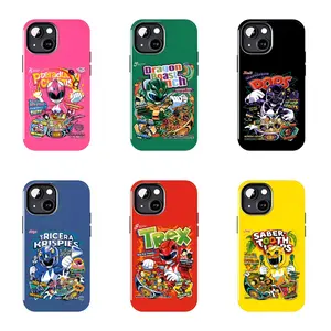Power Rangers Cereal Box Art Phone Case Suitable for iPhone 17-11 Pro Max/Plus and  Samsung Galaxy S23-25