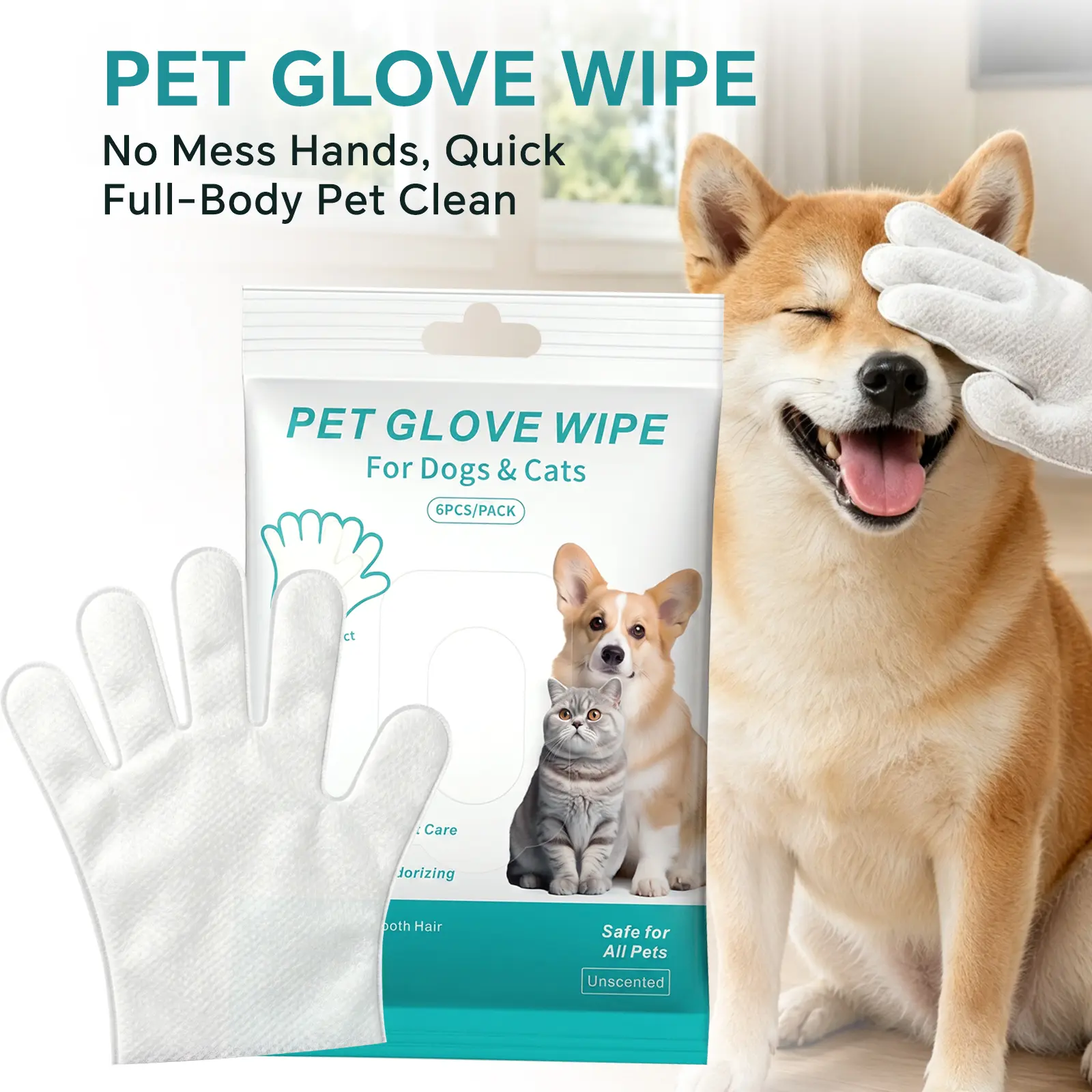 Pet Cleaning Set - 6-piece Pack
