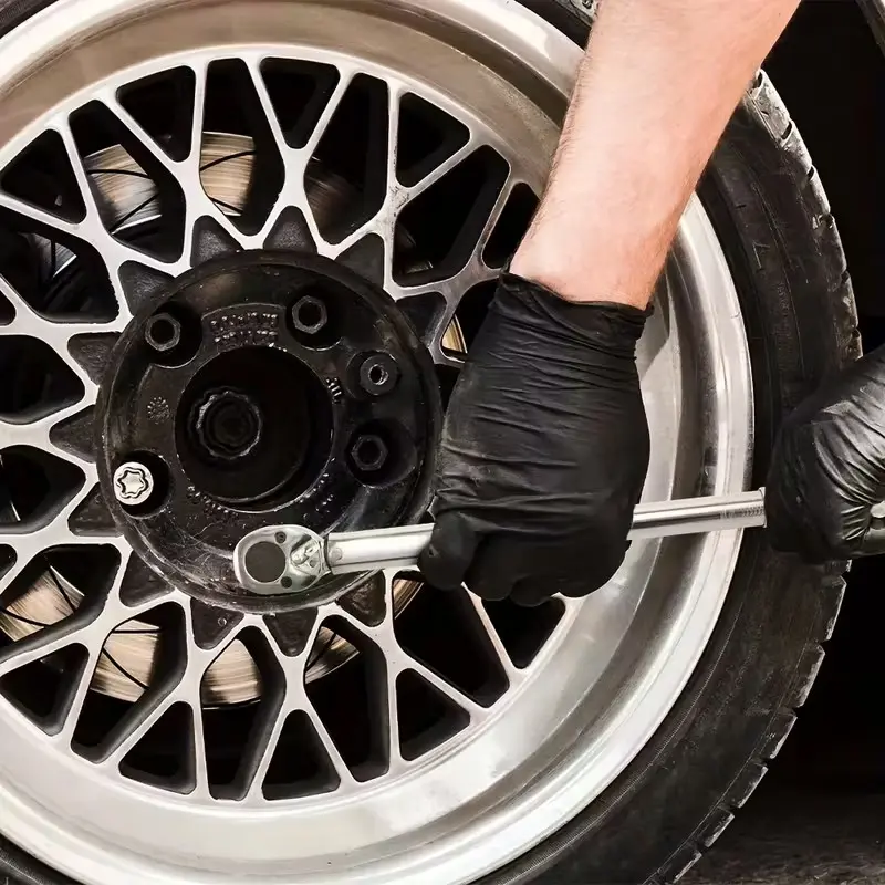 Automobile Torque Wrench Set, 1/4", 3/8", & 1/2" Sizes, Adjustable Drive Design, Ideal Tool for Mechanics & DIY Projects