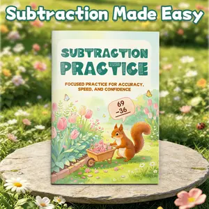 Kids Math Flash Cards, Mental Math Practice Cards for Addition, Subtraction, Multiplication & Division