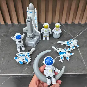 Space Themed Model Toy, Space Shuttle Launch Center & Astronaut Model Toy, Space Transport Aircraft Model Toy, Birthday Gift for Boys