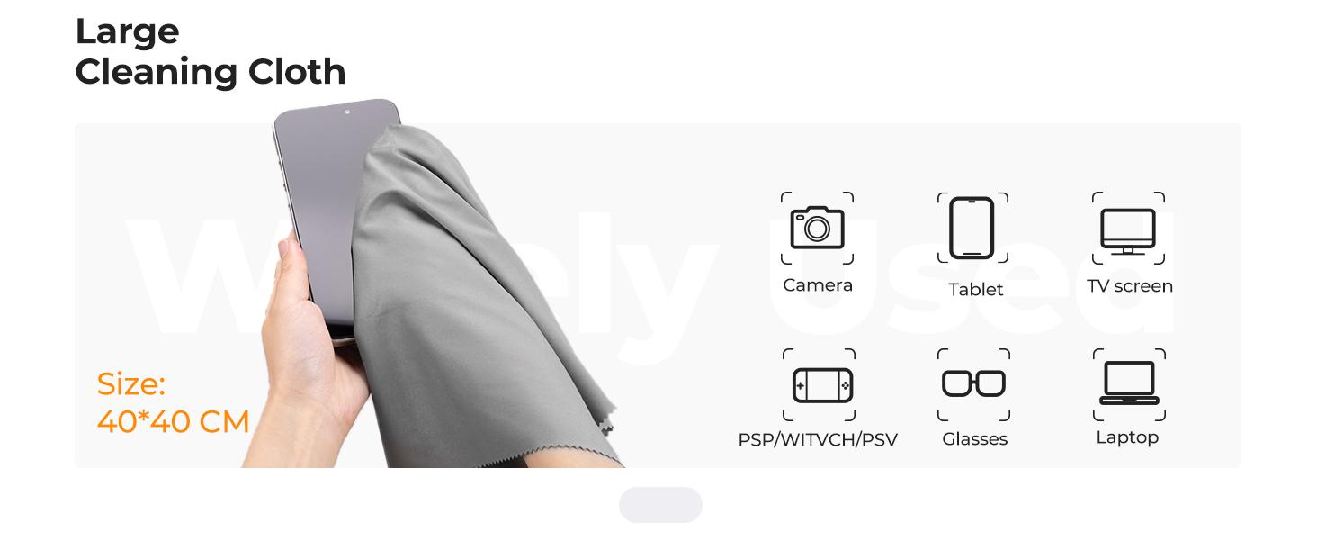 K&F CONCEPT 15-1 Professional Cleaning Kit for DSLR Cameras and Sensitive Electronics, Bundle with Lens Cleaner - Camera Accessories & Photography Accessorie for DSLR Camera Lens Filter Cell Phones