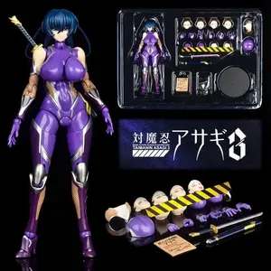 Spot Tsushima NinjaSeries FigureTwo Ax Asaki Igawa Model PVC Statue Action Figure Aboriginal Rocket Birthday Toy Gift Collection