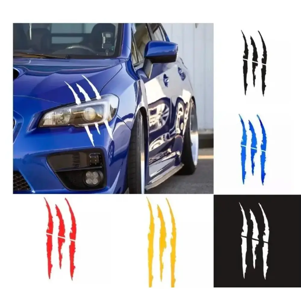 Car Stickers Reflective Monster Claw Scratch Marks Headlight Bumper Sticker Waterproof Decal