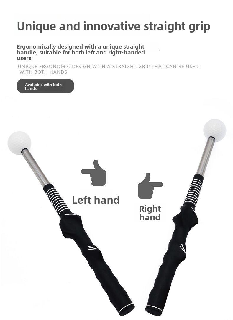 Telescopic Golf Swing Trainer - Swing Posture Aid & Training Stick (Ambidextrous / Universal for Left & Right-Handers)
