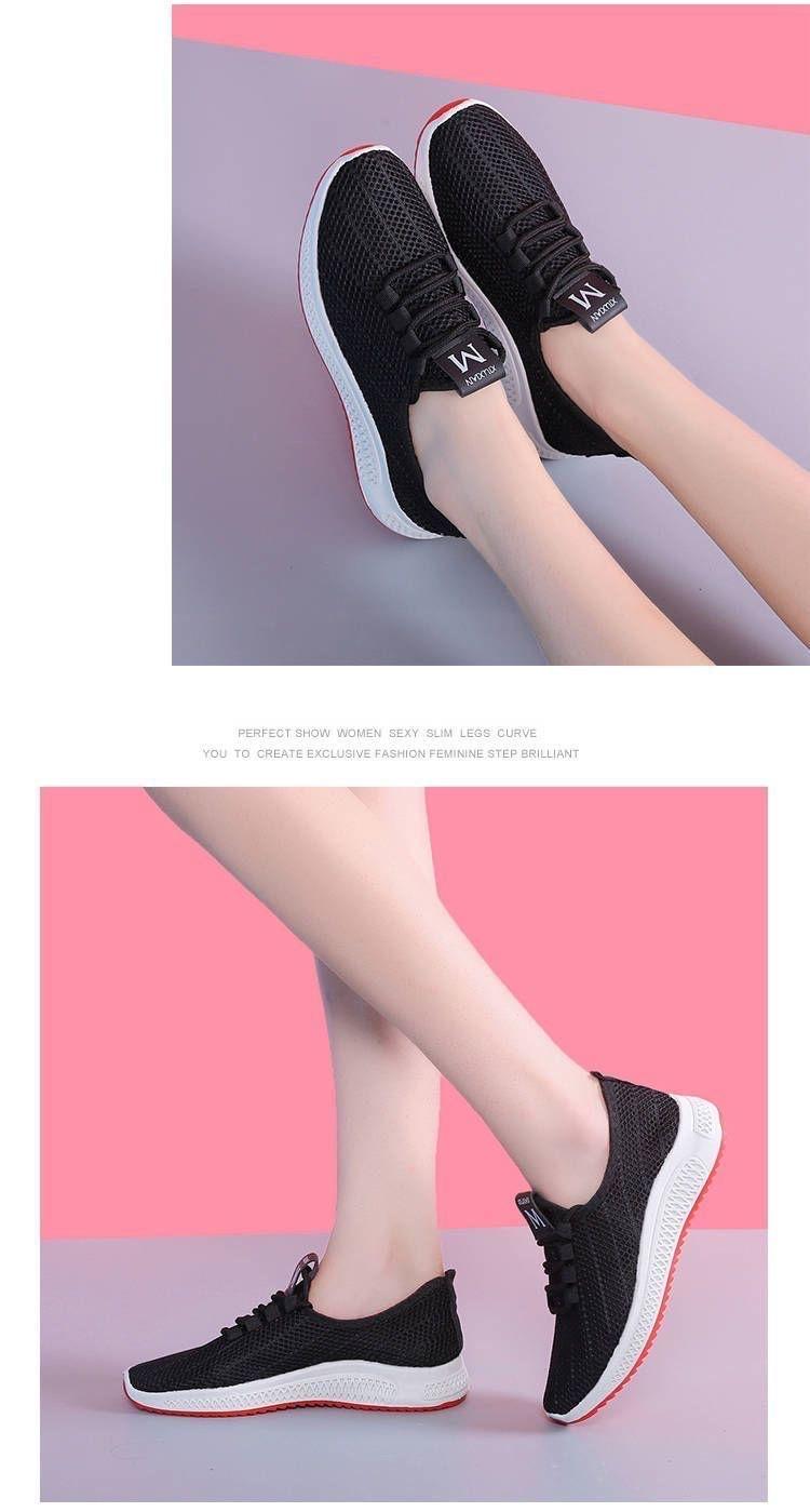 Mesler Summer White Sneakers for Women, Mesh Sports Shoes, Ladies' Shoes, Nurse Shoes, Home Summer Mesh Shoes, Women's Hollow Breathable Shoes