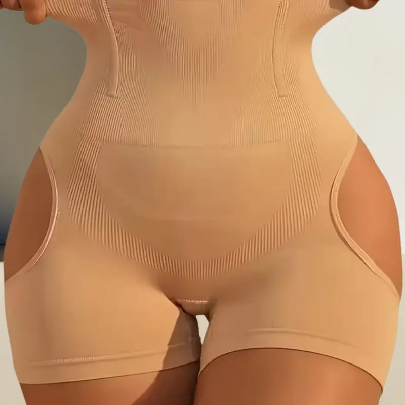 1 Count Women's Tummy Control High Waist Butt Lifter Seamless Shapewear Shorts, Faja Perfect Shaper, Underwear, Breathable & Comfortable, Targeted Compression Technology, Suitable For Daily Wear & Special Occasions