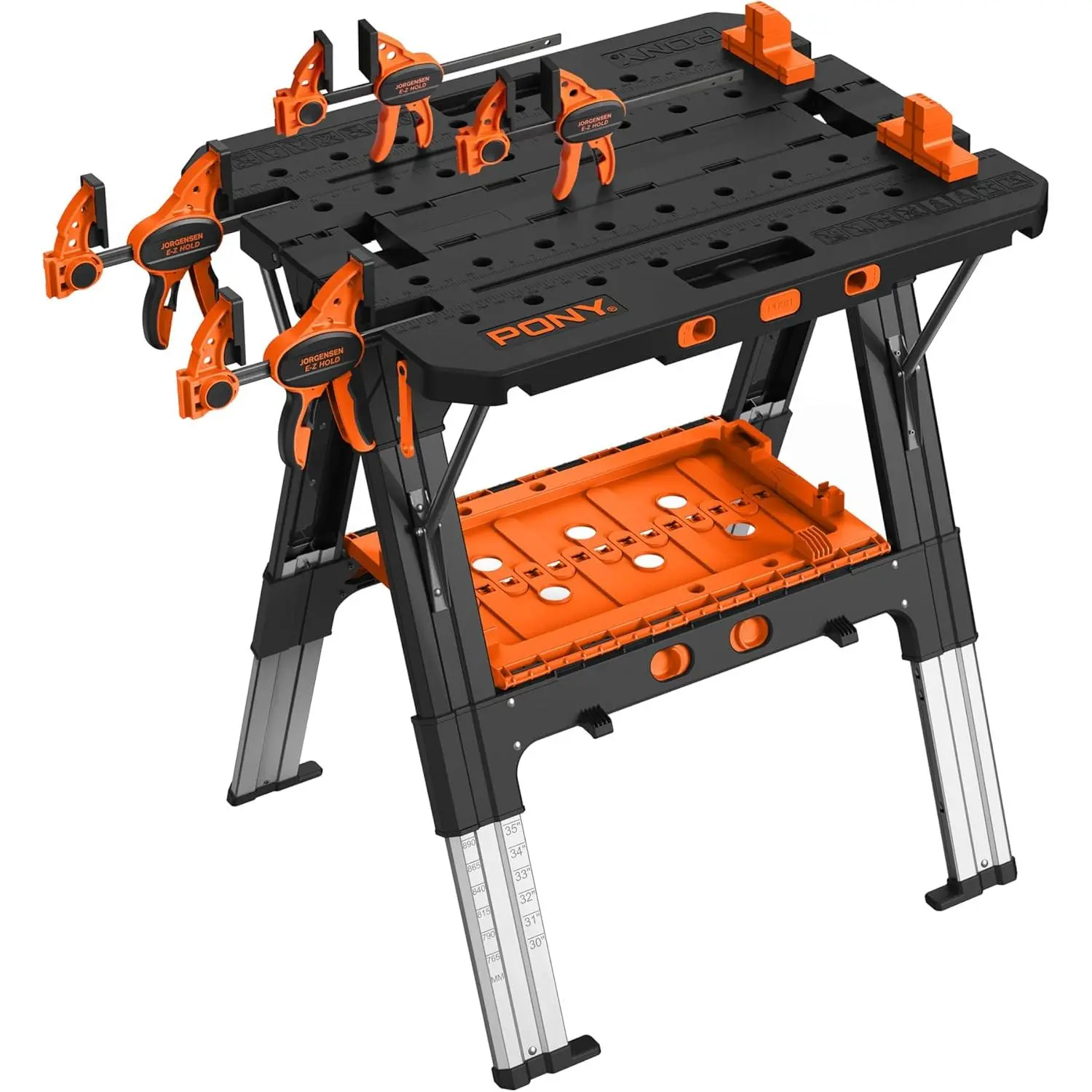 Portable Folding Work Table, Workbench & Sawhorse