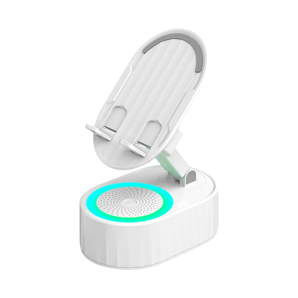 New Cell Phone Holder Stand With Bluetooth Speaker Adjustable Desktop Live Lazy Tablet Bracket Support Portable Wireless Speaker