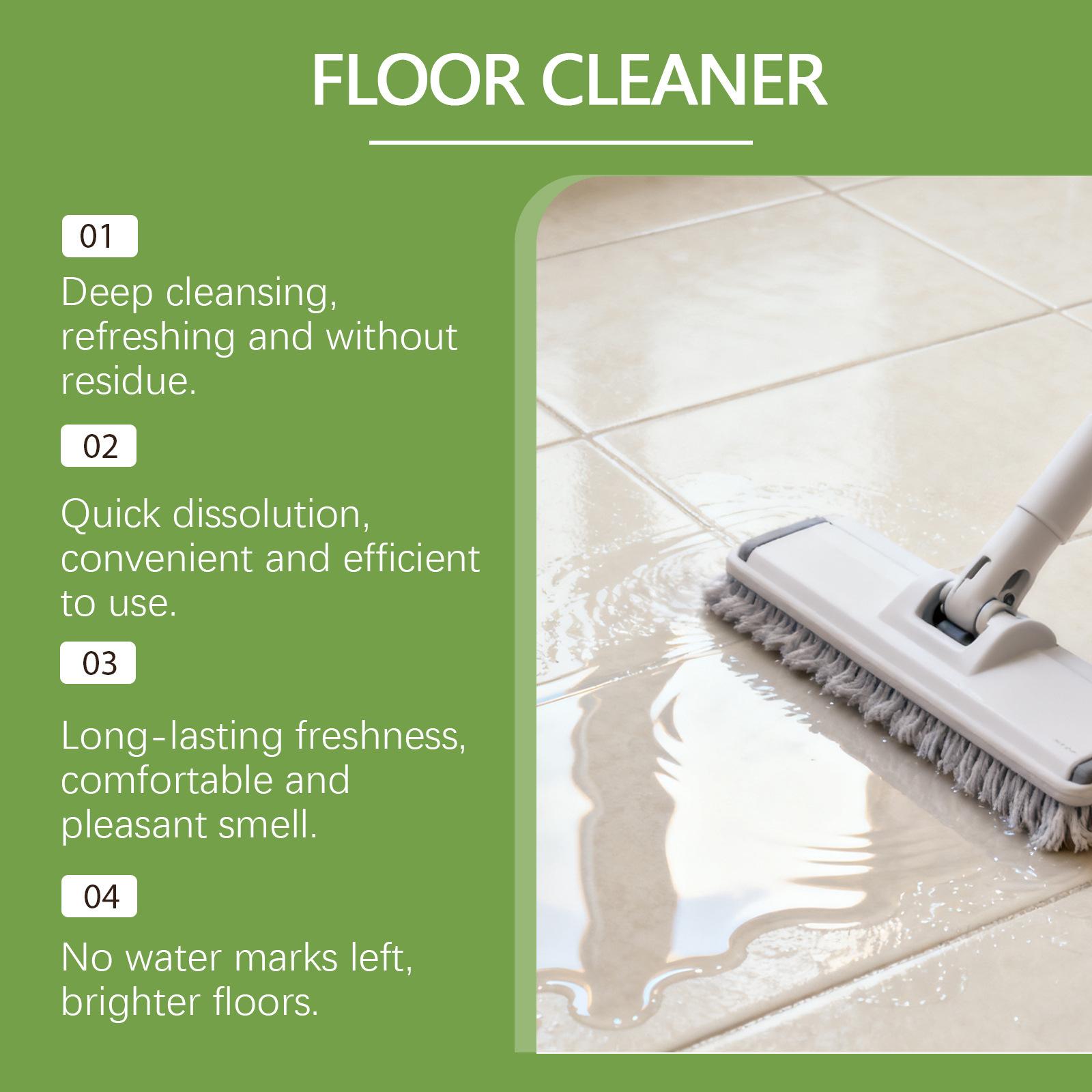 Multi - Surface Floor Cleaning Tablets, Home Use Stain Remover and Dirt Eliminator for Floors, Effective & Easy to Use Cleaning Supplies