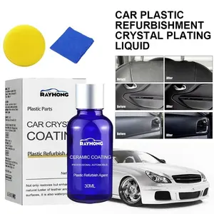 30ml Plastic Refurbish Agent Plastic Parts Crystal Coating Plastic Parts Refresher Agent Plastic Refurbishment Ceramic Coating