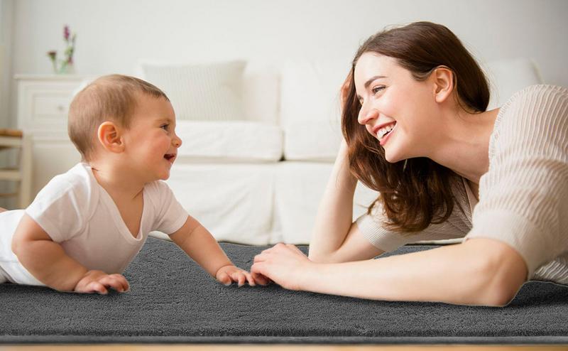 FAMVAL Large Size Plush Rugs Big Fluffy Area Rug Non-slip Soft Shaggy Ultra-comfortable Carpet Mats for Livingroom Bedroom Nursery Home Decor Coffee Christmas gifts