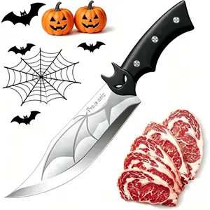 Pracaniz Gothic Bat Kitchen Knife - Halloween Goth Cutlery with Bat Design, Stainless Steel Blade - Unique Gothic Gift for Women, Kitchen Decor & Collecting
