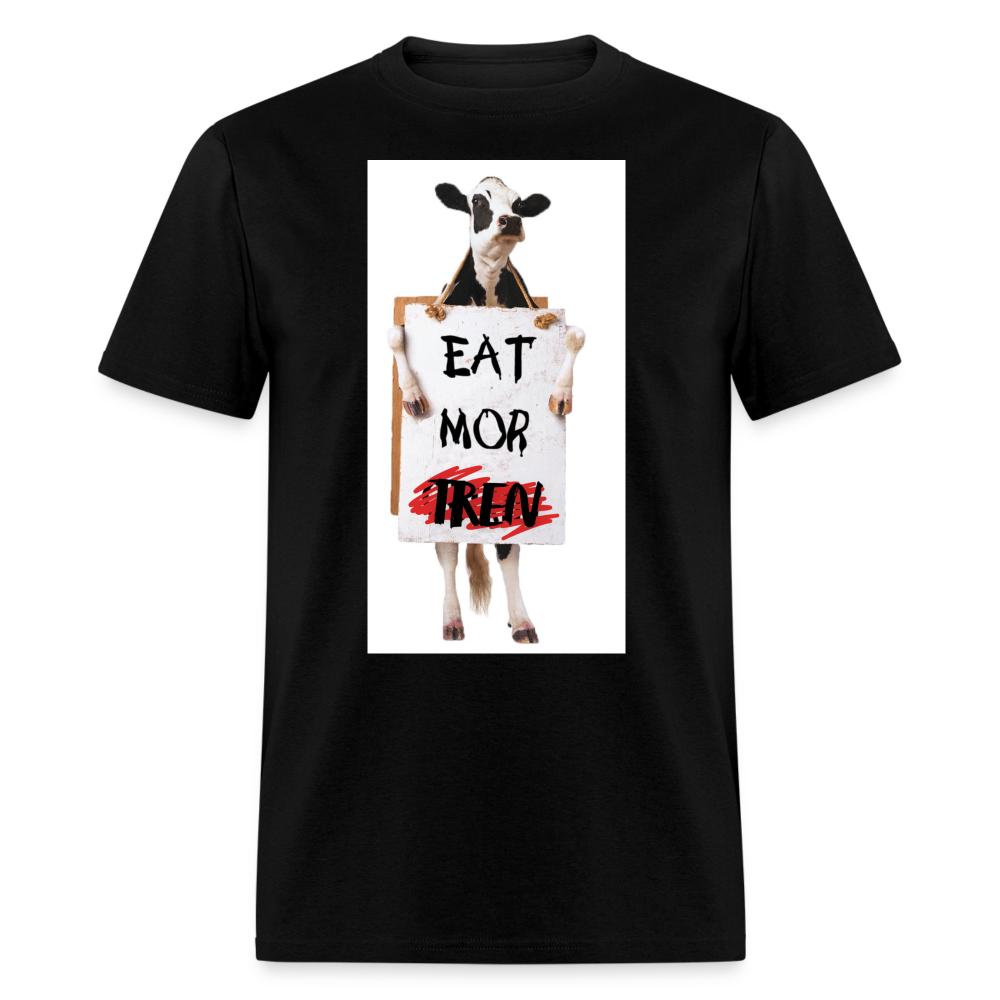 EAT MOR TREN T-Shirt, Funny Gym Meme Casual Short Sleeve
