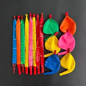 Rocket-Shaped Latex Helium Balloons - Spin & Whistle, Non-Toxic Party Flying Toy for Sports & Outdoor Events, DIY Bag Accessories