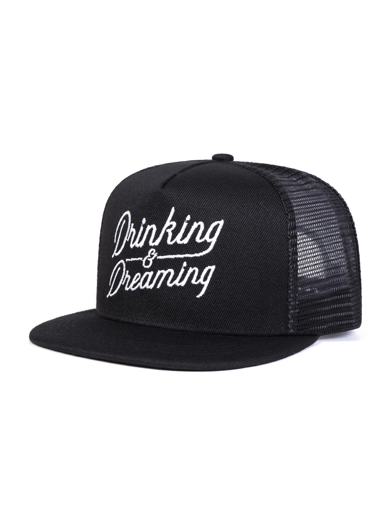 Drinking & Dreaming Trucker Hat, Casual Outdoor Adventure Hat for Men & Women, Fashion Accessories for Daily Wear