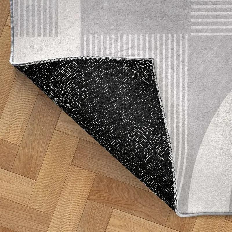 3-Piece Set Bohemian Kitchen Mat, Indian Indigenous Carpet, Totem Carpet, Kitchen Mat, Velvet Material, Suitable for Bedroom, Living Room, Dining Room, Kitchen, Bathroom, Entrance Carpet Mat