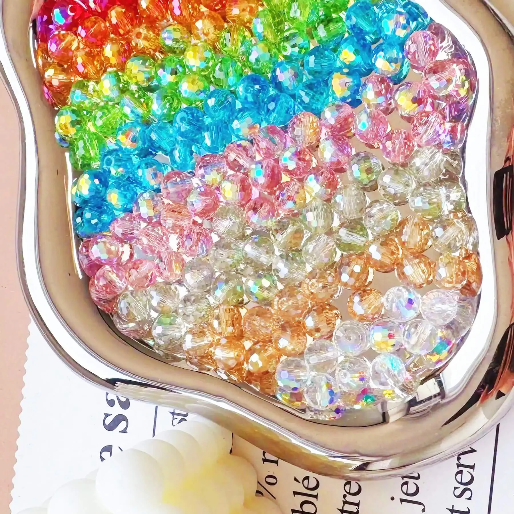 Vesta-A4-Shining Crystal Glass Beads Bags