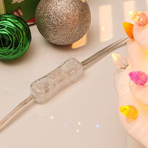 Table Top Christmas Tree, Hand Painted Resin Christmas Tree with Lights, Pre-lit Xmas Tree Decor Lighted Tabletop Decoration with Multicolored LED Bulbs, Ceramic-Like Finish Ornaments Green