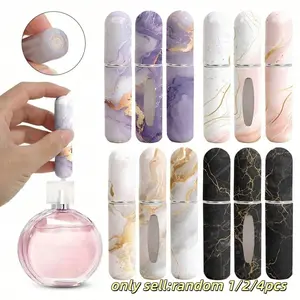 Marble Pattern Perfume Spray Bottle, Reusable Mini Cosmetics Bottle, Travel Portable, Multiple Colors, Birthday Gift, Festival Gift