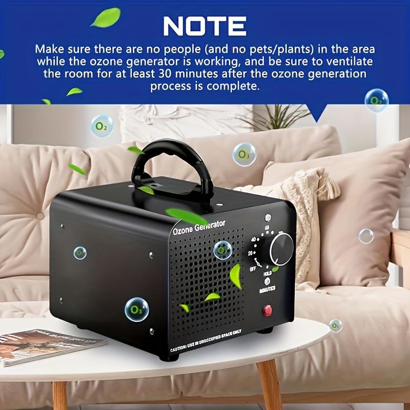 40, 000mg/h Ozone Generator, Commercial Ozone Machine Odor Removal, High Capacity O3 Ionizer Air Purifier Deodorizer, for Home/Bedroom, Smoke, Pet, And Paint Odor Removal, Timer Function