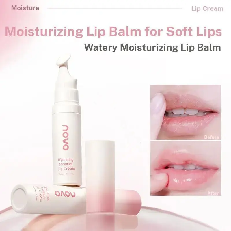 NOVO Repair Moisturizing Lip Cream Gentle Improve Chapped Peeling Continuous Hydration Reduce Lines Overnight Mask All Day Commute Soft Lips