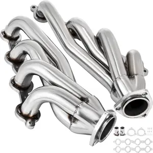 Fathersdaygift VEVOR Exhaust Header Set 1 3/4 Exhaust Turbo Headers, Stainless Steel Exhaust Manifold Headers, Shorty Engine Conversion LS Swap Exhaust Headers for Chevy LS1 LS2 LS3 LS6 LS10 SUV/Truck Cardealsforyoudays