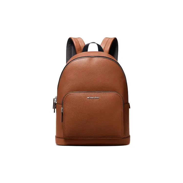 Michael Kors MK Cooper Leather Backpack – Medium, Men’s Travel and Commuter Style, Brown Cowhide