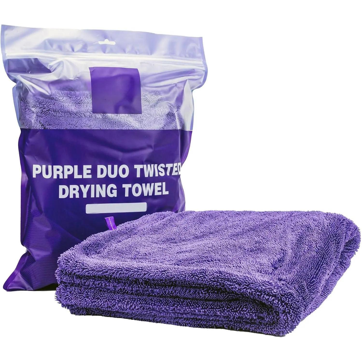 20" x 24"    Drying Towel – 1200 GSM Rinse-Free Double-Sided Microfiber – Plush, Super Absorbent Towel for  Wash & Detailing