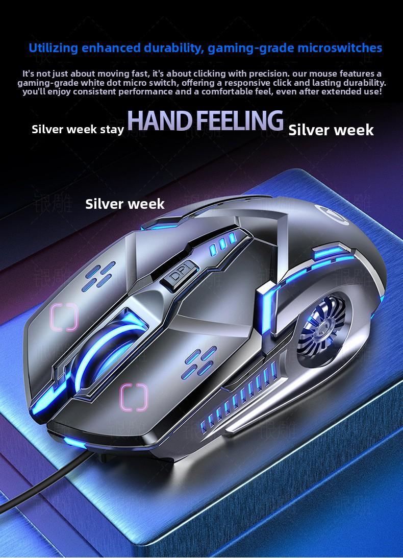 Limited-time offer! Gaming mouse with multi-functional buttons and RGB backlighting, suitable for gaming and office use. Gaming accessories. #Hot Deals (Black Friday) Christmas Sale