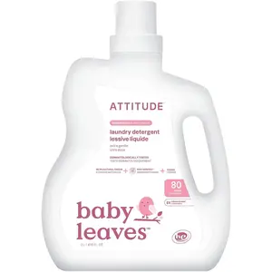 Baby Laundry Detergent Liquid, EWG Verified, Safe for Baby Clothes, Infant and Newborn, Vegan and Naturally Derived Washing Soap, HE Compatible, Unscented, 80 Loads, 67.6 Fl Oz