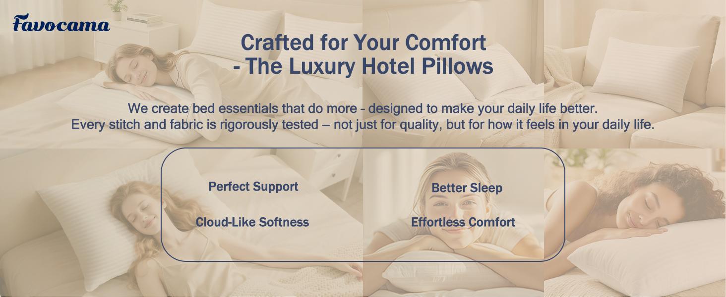 King Size Pillows Set of 4 Bed Pillow for Sleeping King Pillows 4 Pack for Back, Stomach or Side Sleepers Soft and Supportive Washable Pillow for Bedroom