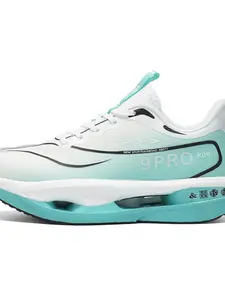 High-Quality Bestselling Gradient Color Popcorn Running Shoes, Casual Flyknit Upper, Rubber Sole, All-Season, Less Than Ankle Height